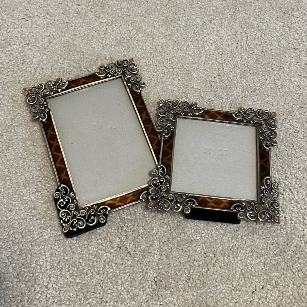 COPY - ADORABLE leopard & metal frames!!